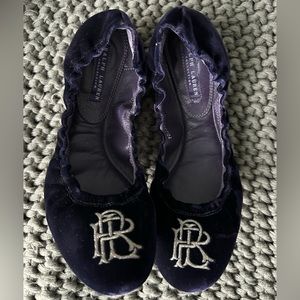 LAST DAY Vintage Ralph Lauren Collection Rana Purple Ballet Shoes